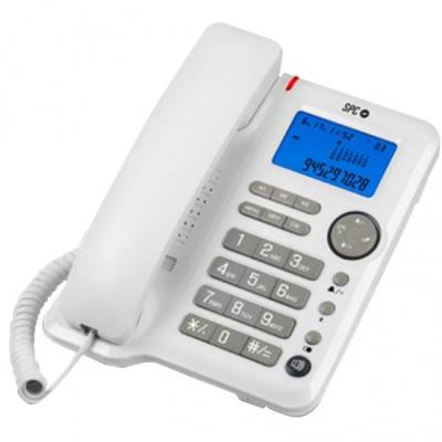 TELEFONO GONDOLA SPC 3608B BIPIEZA SOBREMESA BLANC