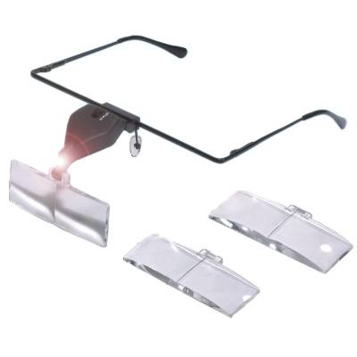 GAFAS CON LUPA Y LUZ (LED)