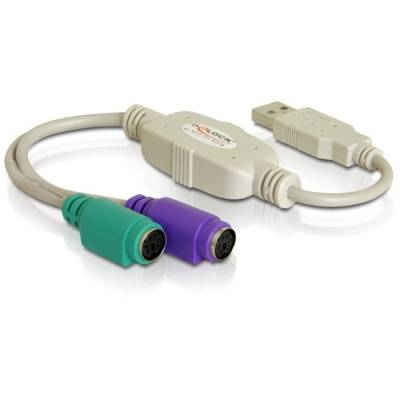 ADAPTADOR USB A 2XPS2 HEMBRA