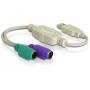 ADAPTADOR USB A 2XPS2 HEMBRA