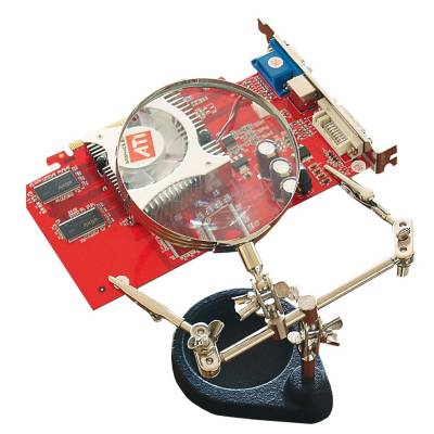 ROBOT LUPA CON SOPORTES Y PINZAS