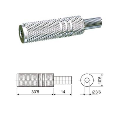 JACK HEMBRA 3,5 MONO METALICO