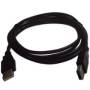 CABLE USB 2,0 TIPO A MACHO-MACHO 5m