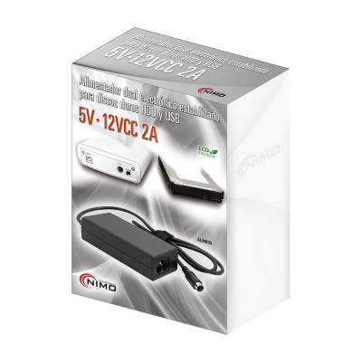ALIMENTADOR 2 SALIDAS 12V-5V 2A