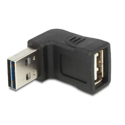 ADAPTADOR HDMI MACHO - HEMBRA ACODADO DELOCK 65521