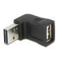 ADAPTADOR HDMI MACHO - HEMBRA ACODADO DELOCK 65521