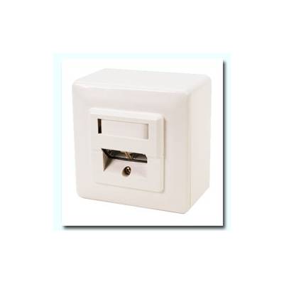 ROSETA SUPERFICIE 2XRJ45 CAT.5E APANTALLADA
