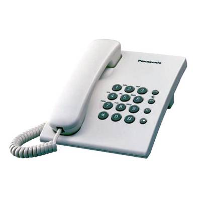 TELEFONO GONDOLA PANASONIC KX-TS500EXW BLANCO