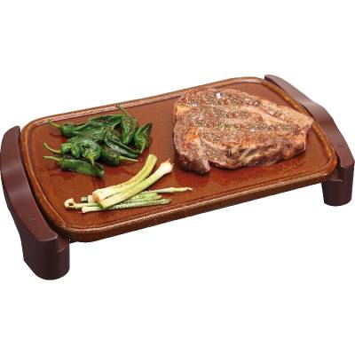 Plancha cocina Jata GR559, Terracota  46x28cm, ant