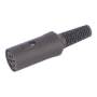 CONECTOR DIN 5 PINES 45º HEMBRA