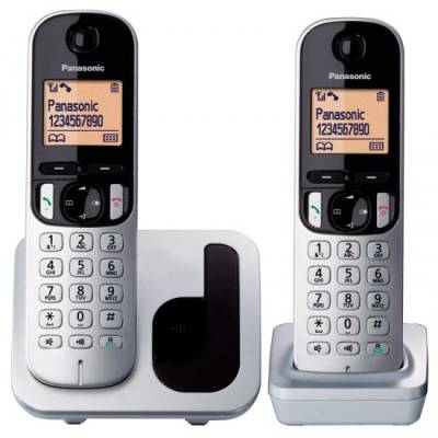 TELEFONO DECT PANASONIC KX-TGC212SPS DUO SILVER