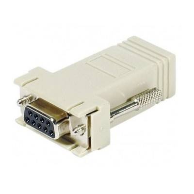 ADAPTADOR DB9 HEMBRA - RJ45 HEMBRA SIN MONTAR