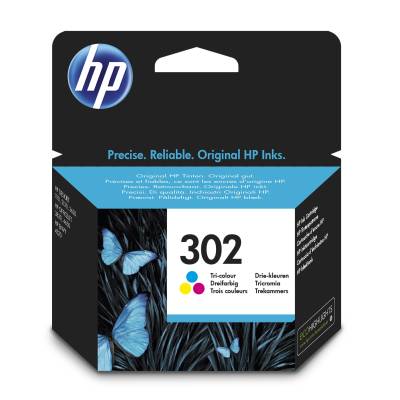 TINTA HP 302 TRICOLOR  F6U65AE