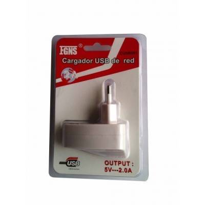 CARGADOR USB A RED 100V A 250V