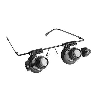 GAFAS MICROSCOPIO LUPA CON LUZ 20X