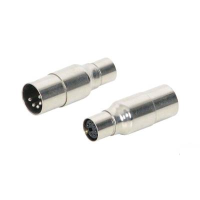 ADAPTADOR DIN 5M- MINIDIN 6H METAL