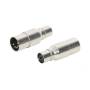 ADAPTADOR DIN 5M- MINIDIN 6H METAL
