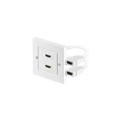 CAJA EMPOTRAR 2 CONECTORES HDMI H LATIGUILLO