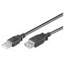 CABLE USB TIPO A MACHO-HEMBRA 1,8M.