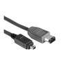 CABLE FIREWIRE+DV 6+4 M/M 1.8M