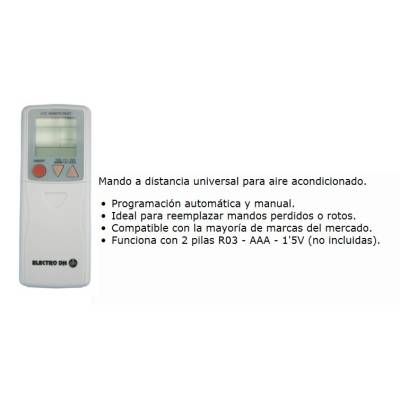 MANDO UNIVERSAL DE AIRE ACONDICIONADO