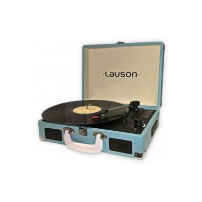 TOCADISCOS MALETIN LAUSON CL604 AZUL