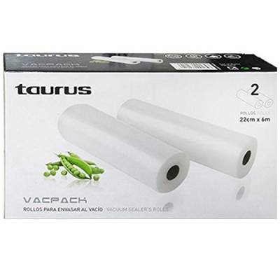 ROLLOS ENVASADORA TAURUS VACPACK 2UDS 22x6