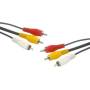 CABLE AUDIO-VIDEO 3 RCA M-M 1,5M