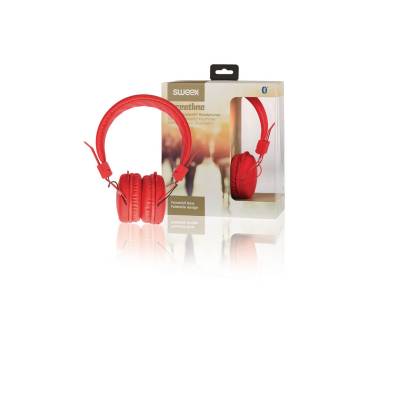 AURICULAR BLUETHOOT DIADEMA SWEEX SWHPBT100R ROJO