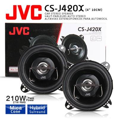 CS-J420X Pareja Altavoces JVC 10 cm 2 Vías Sin Rejilla 210 W