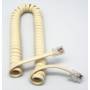 CABLE RIZADO 4P4C  1,8MM  MARFIL