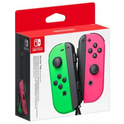 MANDO NINTENDO SWITCH SET IZQ/DER VERDE NEON/ROSA