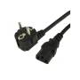 CABLE TIPO SCHUKO - IEC13 HEMBRA 1,80 METROS