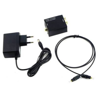 CONVERSOR DIGITAL TOSLINK A  RCA ALIM 220V