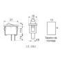 INTERRUPTOR UNIPOLAR 10A/250V ON-OFF-ON SOLDABLE