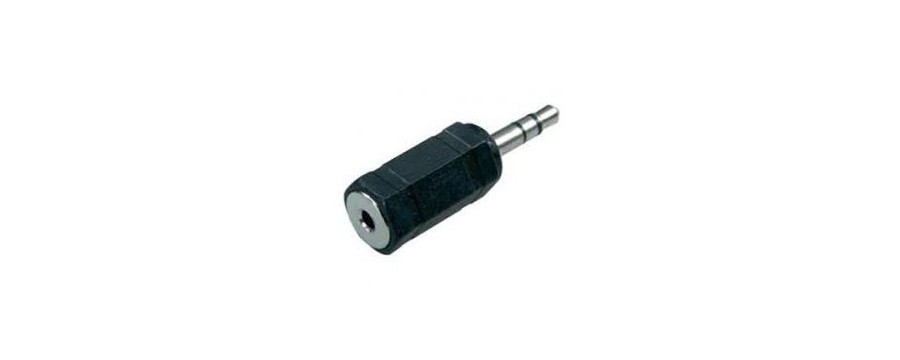 CABLES Y CONECTORES CONECTORES Y ADAPTADORES JACK 2.5/3.5/6.35