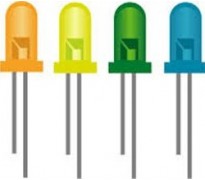 COMPONENTES ELECTRONICOS SEMICONDUCTORES DIODOS Y DISPLAY LEDS